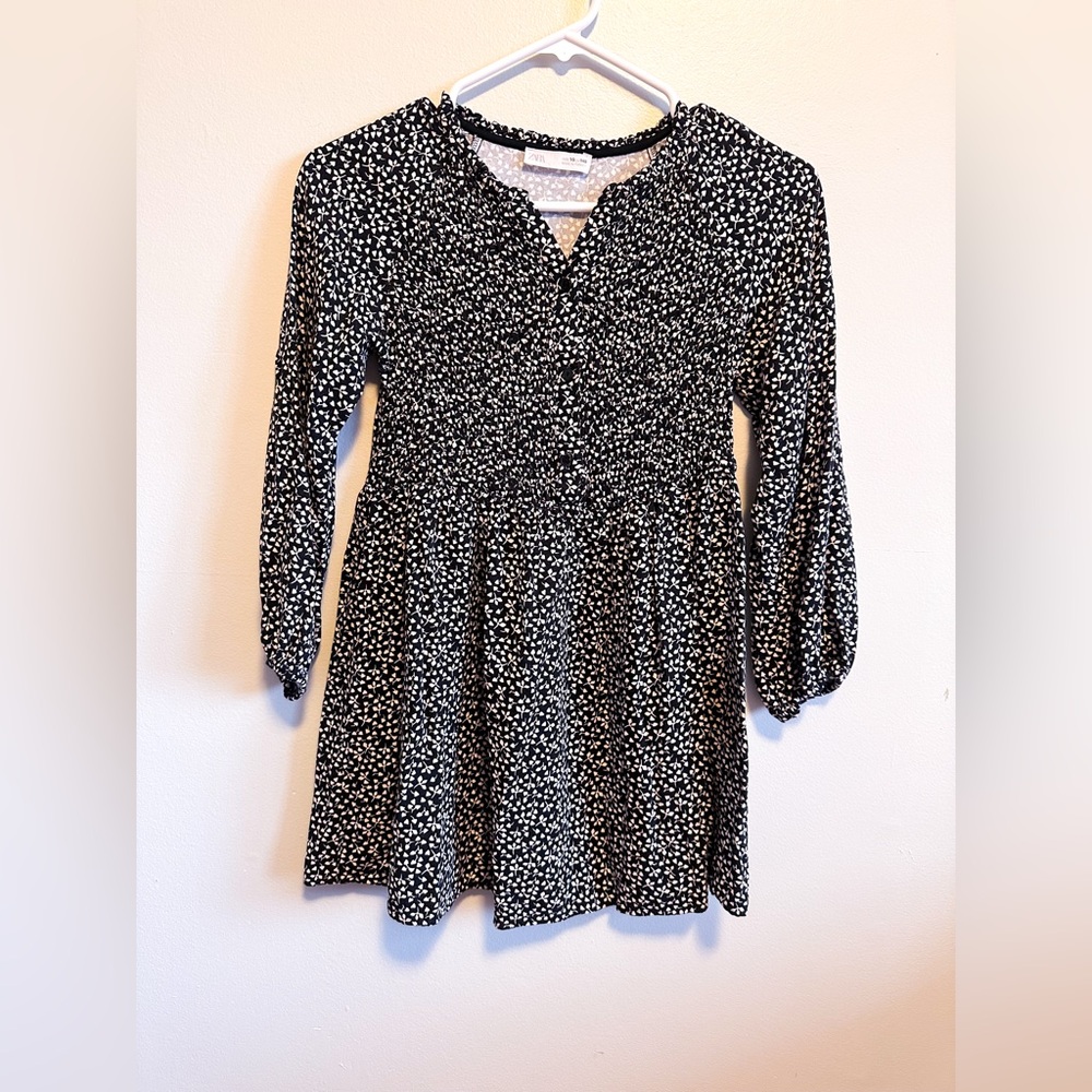 Zara Kids Smocked Floral Dress - size 10